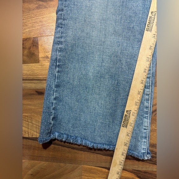 Seven For All Mankind Easy Boy Bootcut Jeans Women Size 32 Wide Leg Western - Picture 5 of 8